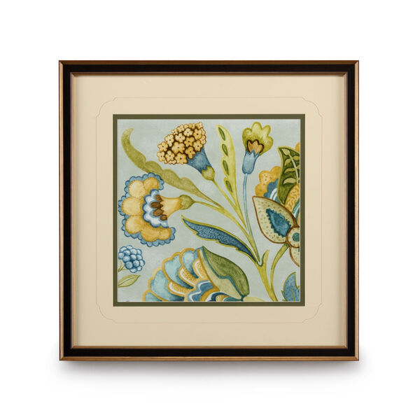 Brown and Gold Decorative Golden Bloom I Wall Art, image 1