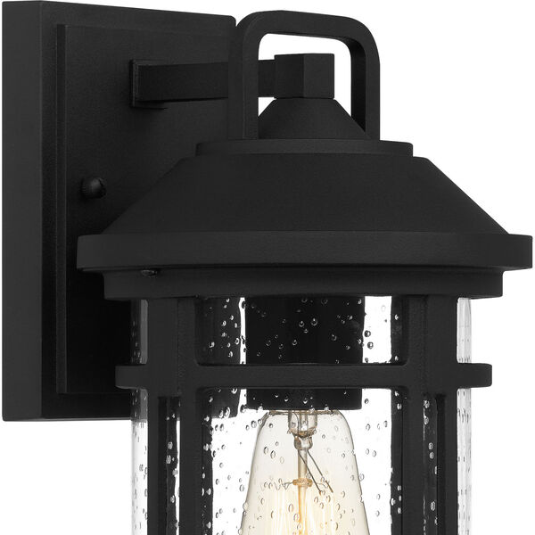 Quincy Earth Black Seven-Inch One-Light Outdoor Wall Mount, image 5