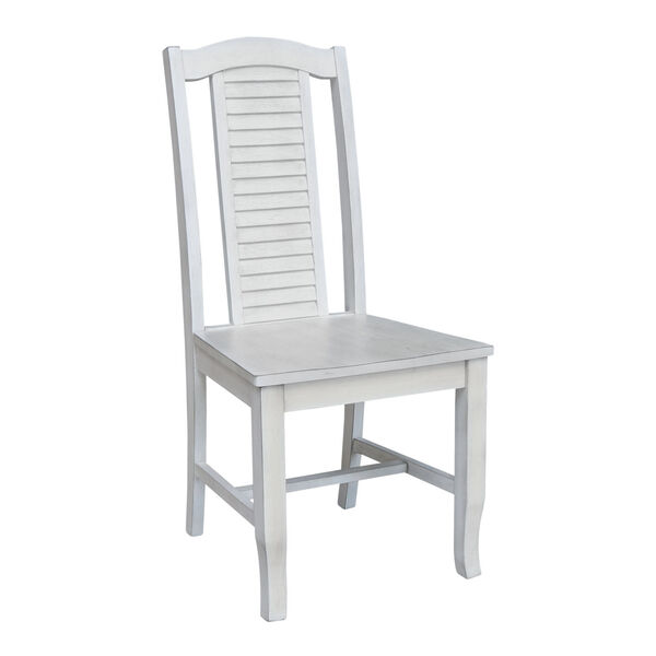 Seaside Antique Chalk Chair, Set of Two, image 3