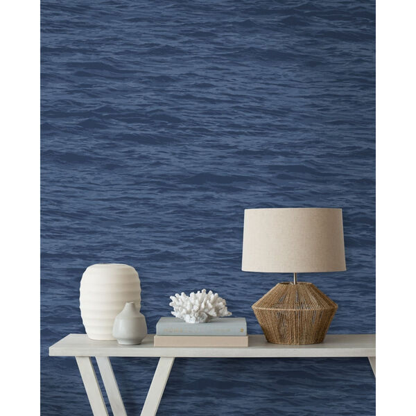 NextWall Blue Serene Sea Peel and Stick Wallpaper, image 4