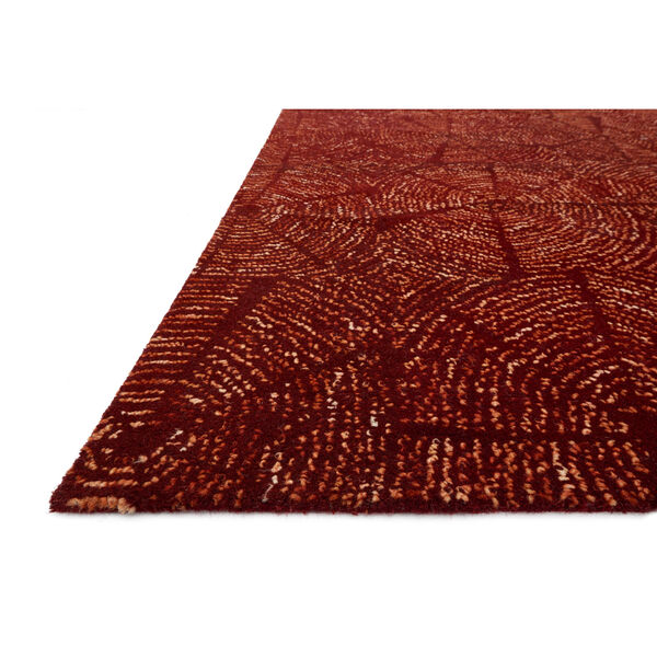 Crafted by Loloi Del Rey Rust Rectangle: 9 Ft. 3 In. x 13 Ft. Rug, image 2