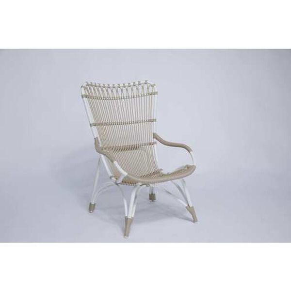 Monet Dove White Outdoor Highback Lounge Chair, image 7