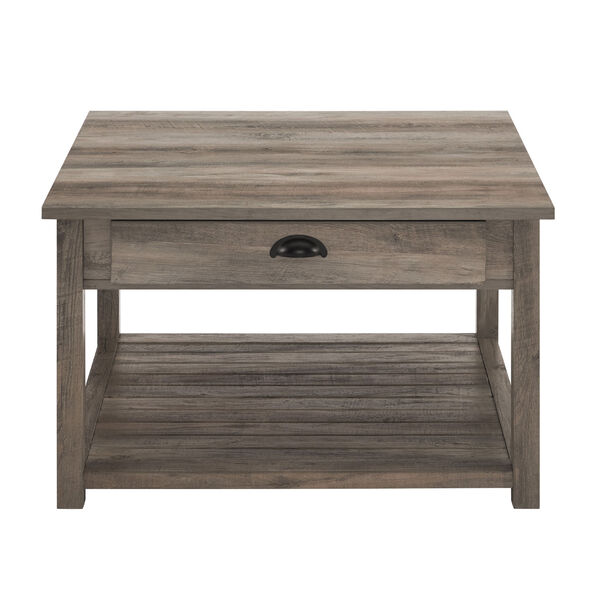 Gray Square Coffee Table, image 5