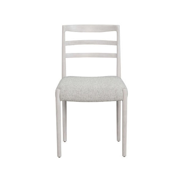 White and Light Gray 21-Inch Side Chair, Set of 2, image 5