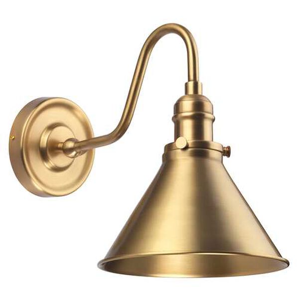 Provence Aged Brass One-Light Wall Sconce, image 1