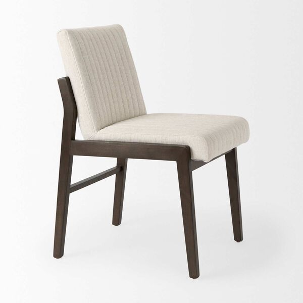 Tahoe Cream Upholstered Armless Dining Chair, image 6