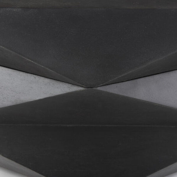 Arreto Black Hexagonal Storage Coffee Table, image 5