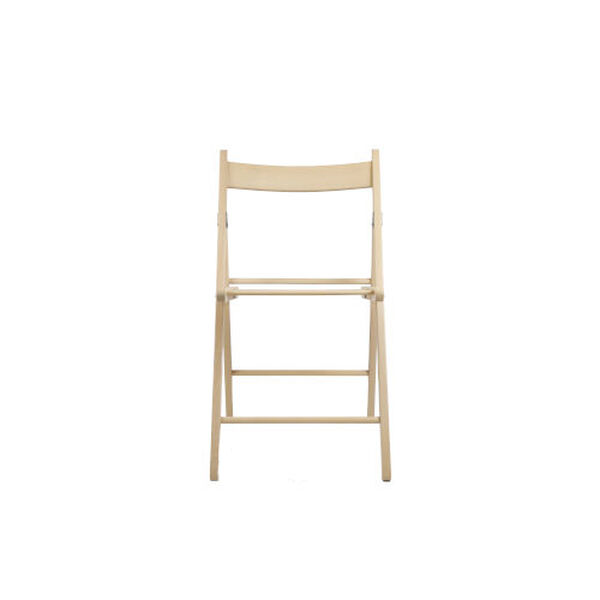 Rosalia Natural Folding Chair, Set of Four, image 2