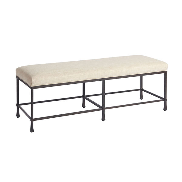 Newport White Ruby Bed Bench, image 1