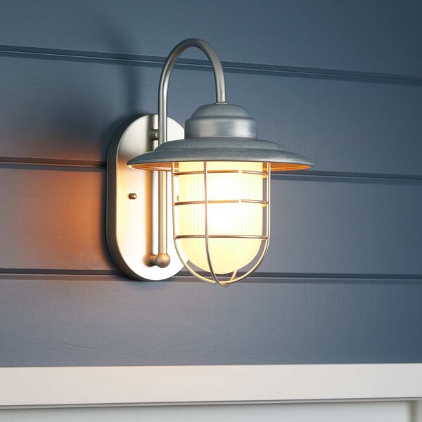 Lex Galvanized One-Light Outdoor Wall Sconce, image 2