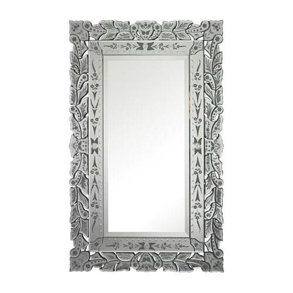 Clear and Rectangular Mirror 50-Inch Rectangular Mirror, image 1
