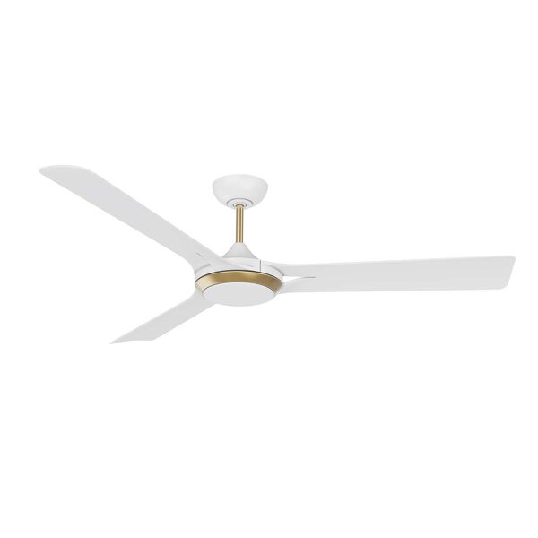 Ori White Oilcan Brass 60-Inch Integrated LED Ceiling Fan, image 3