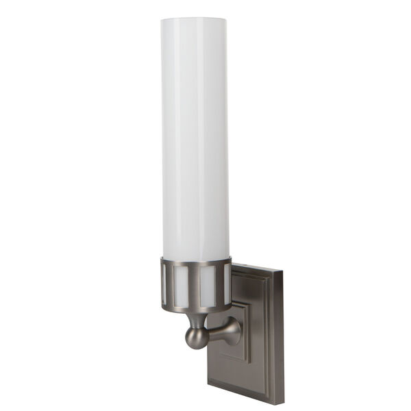Astro Brushed Nickel Single Light Wall Sconce, image 1