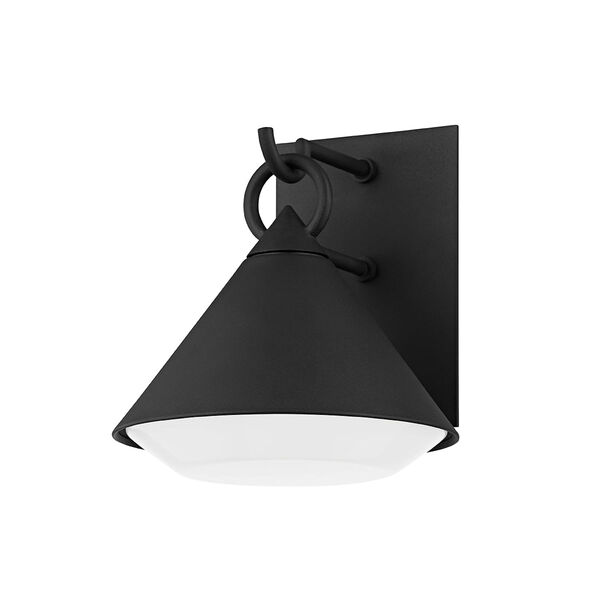 Catalina Textured Black One-Light Nine-Inch Outdoor Wall Sconce, image 1