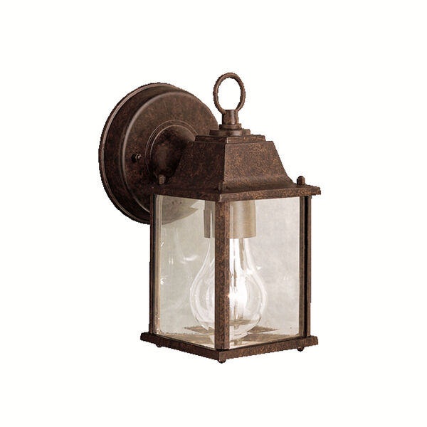 Tannery Bronze Cast Aluminum Outdoor Wall-Mounted Lantern, image 1