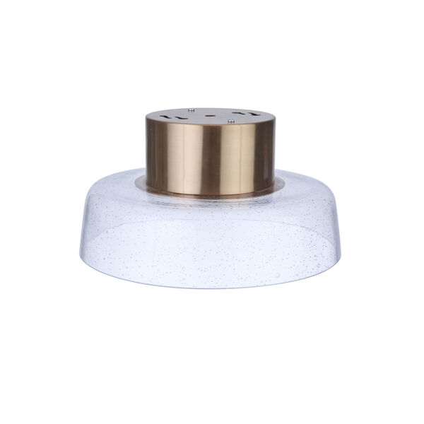 Centric Satin Brass 13-Inch LED Flushmount, image 3