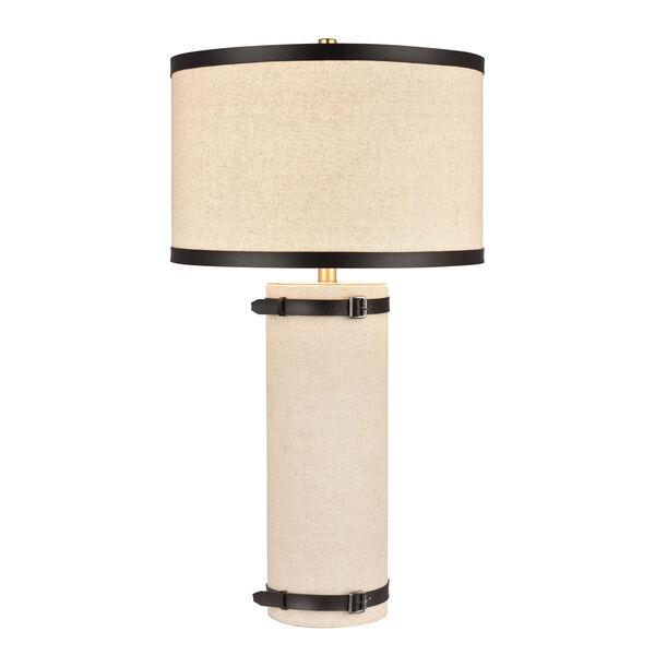 Cabin Cruise Oatmeal One-Light Table Lamp, image 1