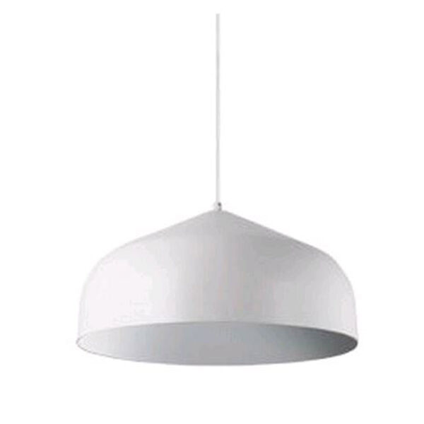Helena White with Silver 16-Inch One-Light LED Pendant, image 1