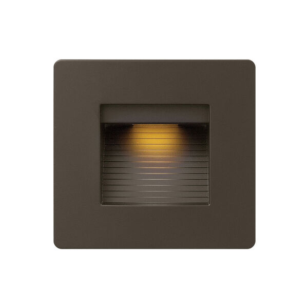 Luna Bronze Line Voltage Square LED Landscape Deck Light, image 3