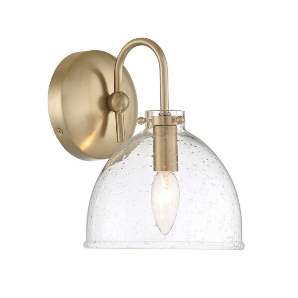 Quinn Antique Brass One-Light Wall Sconce, image 1