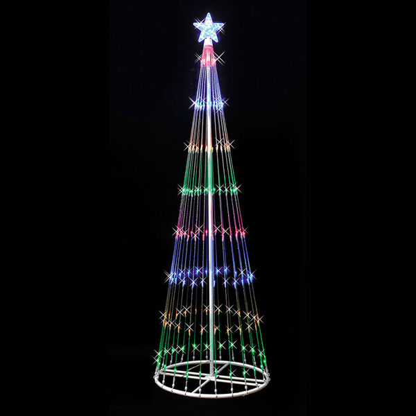 Multicolor LED 200 Light Show Tree, image 1