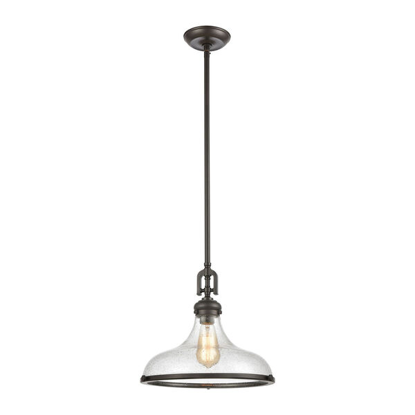 Rutherford Oil Rubbed Bronze One-Light Pendant, image 1
