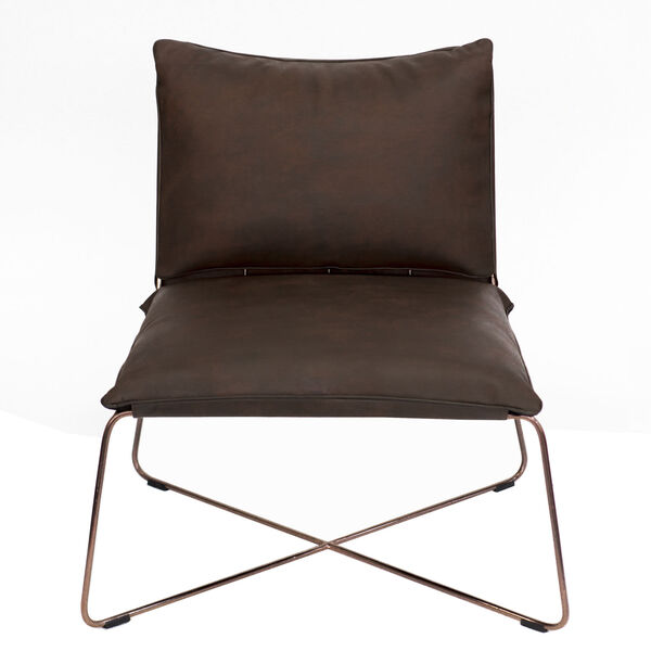 Moderne Dark Brown Lounge Chair, image 3