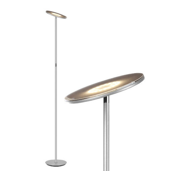 Sky Silver Integrated LED Floor Lamp, image 1