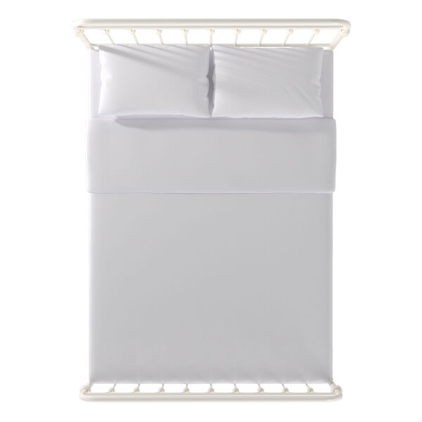 Isobel White Full Metal Arches Platform Bed, image 5