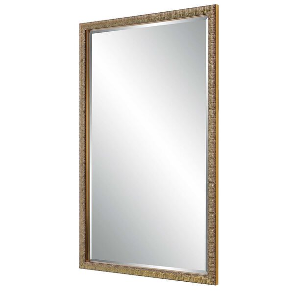 Aster Gold and Brown Frame Wall Mirror, image 6