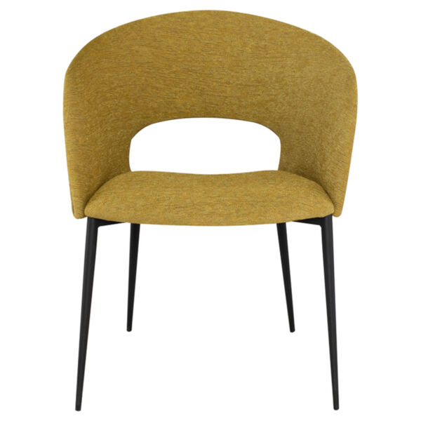 Alotti Yellow and Black Dining Chair, image 2