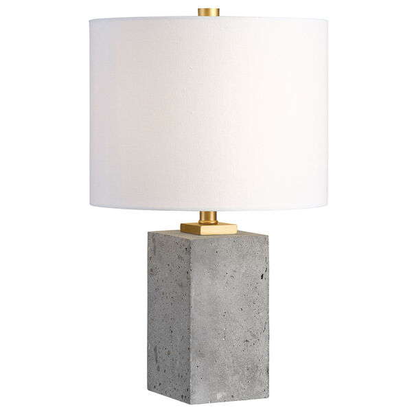 Drexel Concrete Block Lamp, image 1