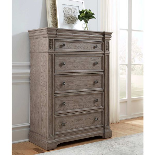 Kingsbury Brown Six Drawer Chest, image 3