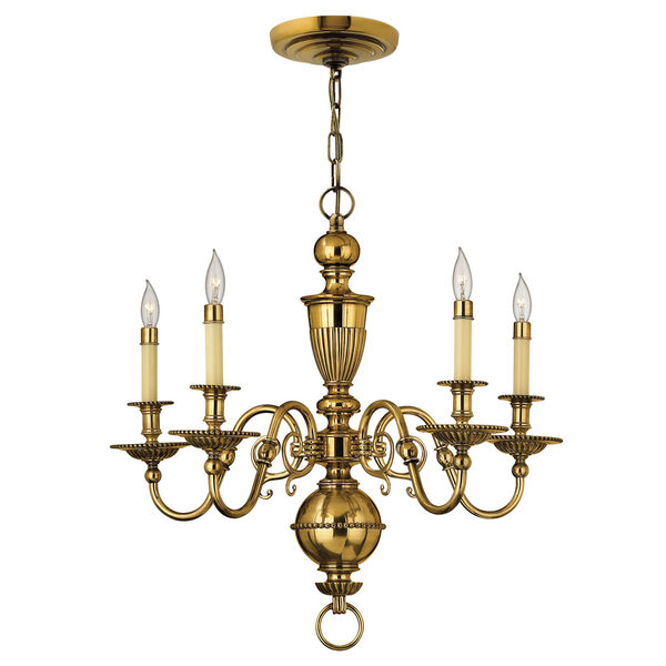 Hinkley Cambridge Burnished Brass Five, How To Reinforce Ceiling For Chandelier