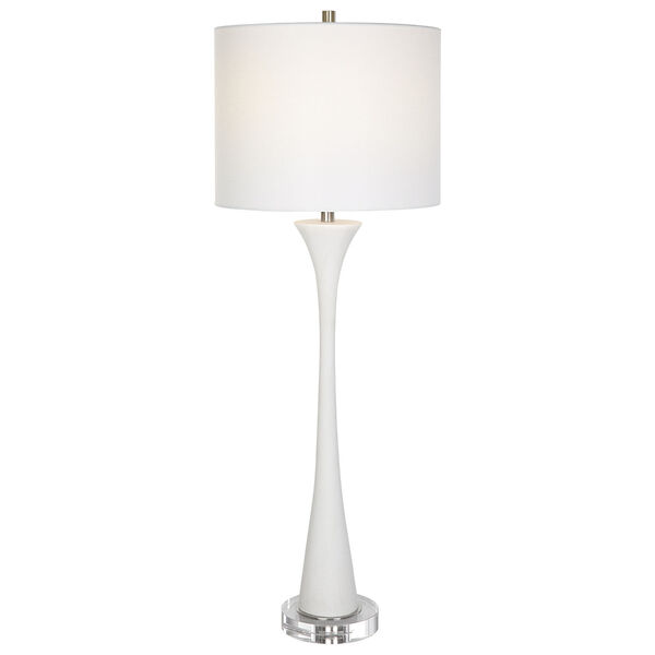 Fountain White One-Light Table Lamp, image 1