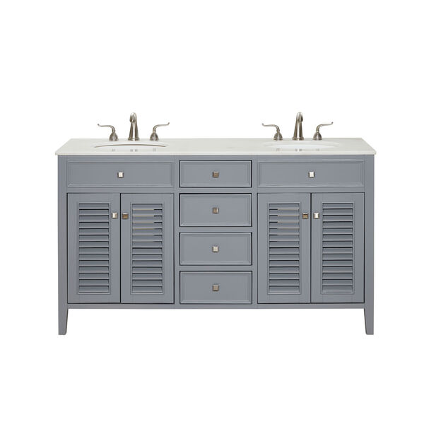 Cape Cod Gray 21-Inch Vanity Sink Set, image 1