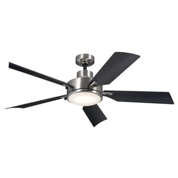 Guardian Brushed Stainless Steel LED 56-Inch Ceiling Fan, image 1