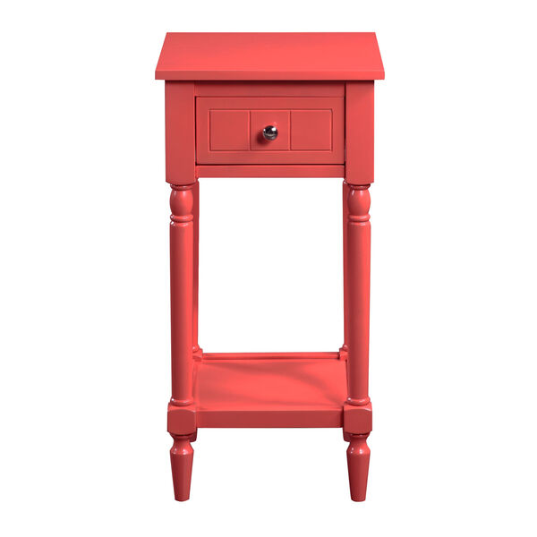 French Country Coral 28-Inch Khloe Accent Table, image 6