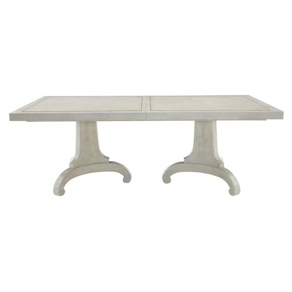 Criteria Heather Gray Ash Solids, Ash Veneers and Stainless Steel 86-Inch Dining Table, image 1