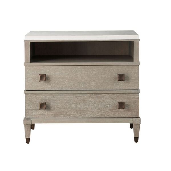 Two Drawer Nightstand, image 1