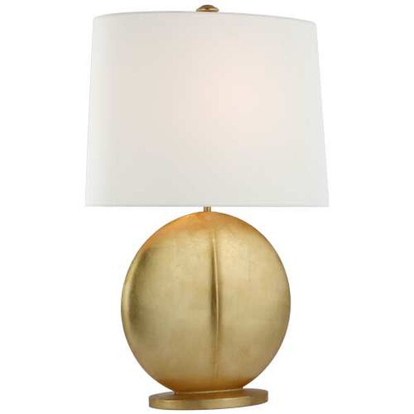 Mariza Gold One-Light Medium Table Lamp by AERIN, image 1