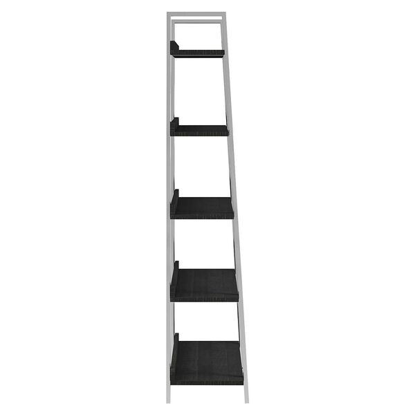 Coleman Cinder and Polished Stainless Steel Etagere, image 3