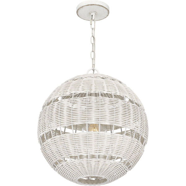 Lindendale Antique White One-Light Outdoor Pendant, image 6