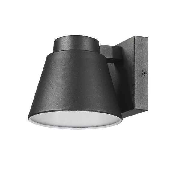 Asher Black One-Light Outdoor Wall Sconce, image 5