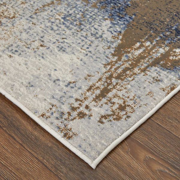 Clio Ivory Blue Brown Area Rug, image 5