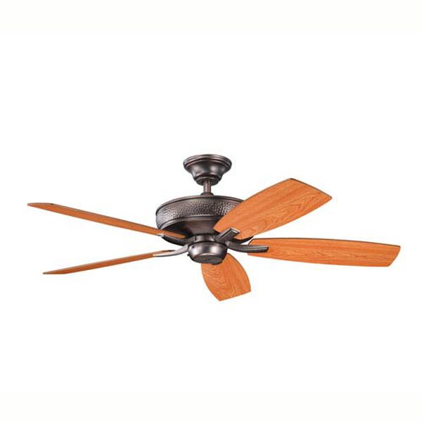 Monarch II Oil Brushed Bronze 52-Inch Energy Star Ceiling Fan with Reversible Walnut/Cherry Blades, image 2