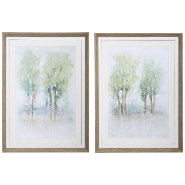 Meadow View Silver Framed Prints, Set of 2, image 2