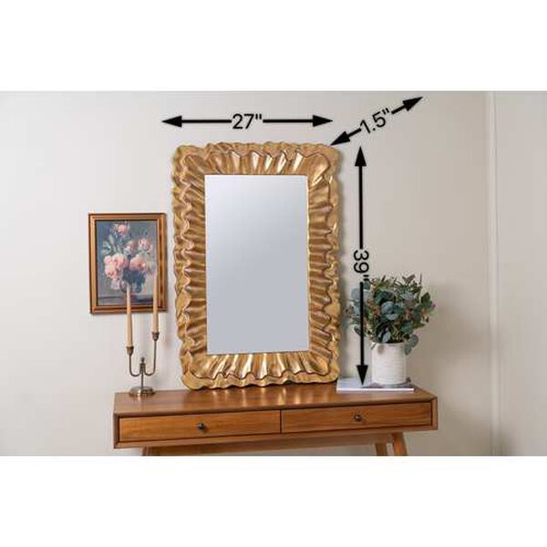Carrie Gold Wall Mirror, image 5