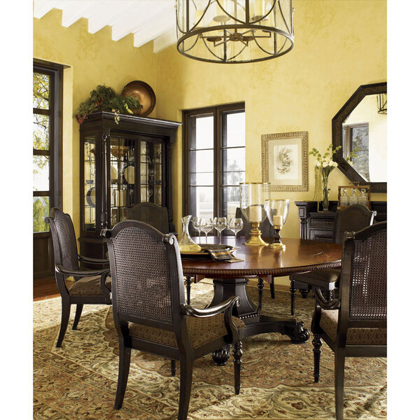 Kingstown Tamarind and Brown Bonaire Round Dining Table, image 3