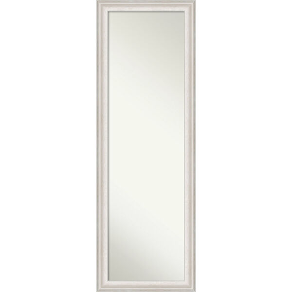 Trio White and Silver 18W X 52H-Inch Full Length Mirror, image 1